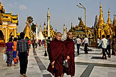 Yangon Myanmar. Shwedagon Pagoda (the Golden Stupa).  